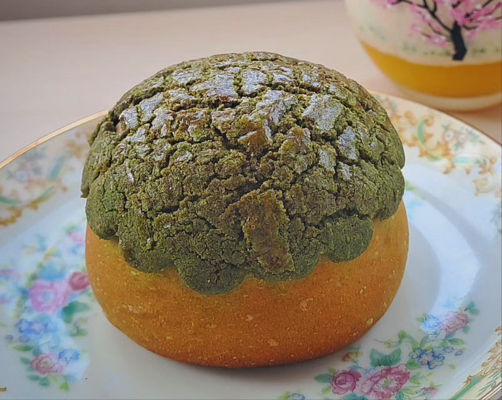 小山園抹茶菠蘿包 Marukyu Koyamaen Matcha Pineapple Bun
