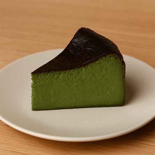 八女抹茶巴斯克蛋糕 <切件>Yame Matcha Basque Cheesecake Slice